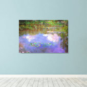 Toile Claude Monet - Nymphéas, Les Nuages, (Insitu (Plancher de Bois))
