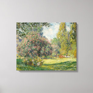 Toile Claude Monet - Paysage : Le Parc Monceau