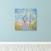 Toile Claude Monet - Poirier En Fleur (Insitu (Plancher de Bois))