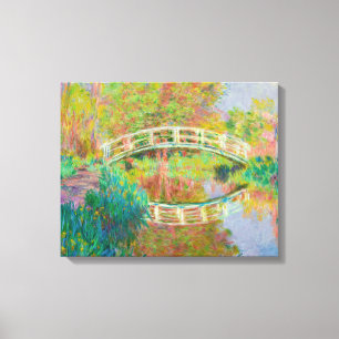 Toile Claude Monet - Pont japonais, Giverny