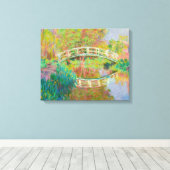 Toile Claude Monet - Pont Japonais, Giverny (Insitu (Plancher de Bois))