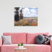 Toile Claude Monet Poppy Fields près d'Argenteuil (Insitu(Salon))