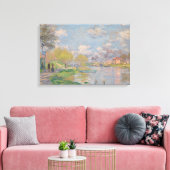 Toile Claude Monet - Printemps de la Seine (Insitu(Salon))