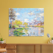 Toile Claude Monet - Printemps de la Seine (Insitu(Salon))