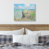 Toile Claude Monet - Promenade Cliff à Pourville (Insitu(Chambre))