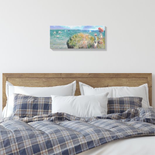 Toile Claude Monet : promenade Cliff à Pourville (Insitu(Chambre))