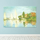 Toile Claude Monet. Régates à Argenteuil (Insitu (Plancher de Bois))