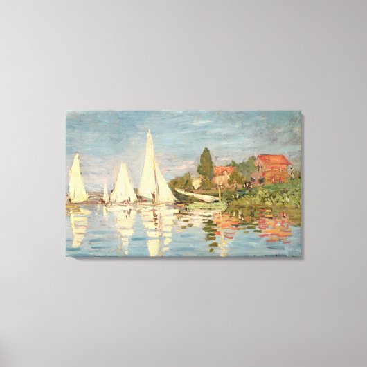 Toile Claude Monet | Regatta at Argenteuil, c.1872 (Recto)