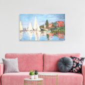 Toile Claude Monet - Regattas à Argenteuil (Insitu(Salon))