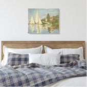 Toile Claude Monet - Regattas à Argenteuil (Insitu(Chambre))