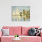 Toile Claude Monet - Regattas à Argenteuil (Insitu(Salon))