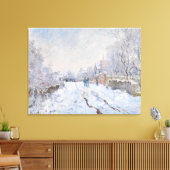 Toile Claude Monet - Scène de neige à Argenteuil (Insitu(Salon))