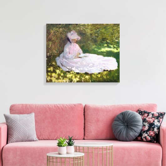 Toile Claude Monet Springtime Impressionnisme (Insitu(Salon))
