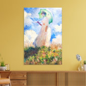 Toile Claude Monet Suzanne Hoschedé - Art Vintage (Insitu(Salon))