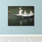 Toile Claude Monet | The Boat at Giverny, c.1887 (Insitu (Plancher de Bois))