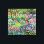 Toile Claude Monet : The Iris Garden at Giverny<br><div class="desc">Une toile classique colorée ornée du jardin d'iris de Giverny,  peinte par le peintre impressionniste Claude Monet.</div>