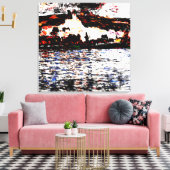 Toile Claude_Monet_-_Vétheuil (Insitu(Salon))
