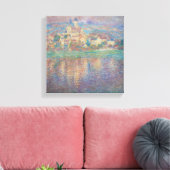 Toile Claude Monet - Vetheuil, Coucher de soleil (Insitu(Salon))