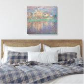 Toile Claude Monet - Vetheuil, coucher de soleil (Insitu(Chambre))