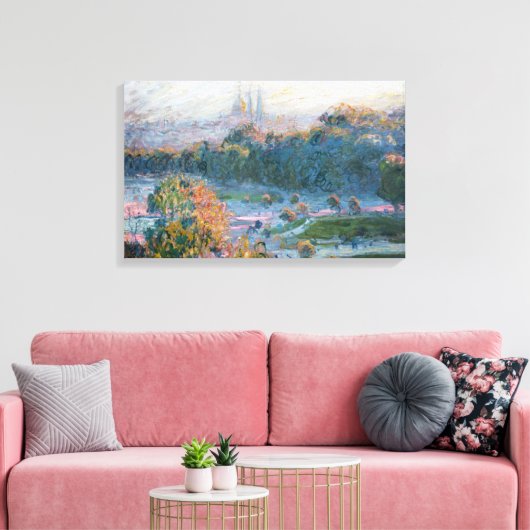 Toile Claude Monet - Vue des Tuileries, étude (Insitu(Salon))