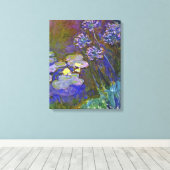 Toile Claude Monet Water Lilies Agapanthus (Insitu (Plancher de Bois))
