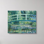 Toile Claude Monet - Water Lilies et pont japonais<br><div class="desc">Water Lilies and Japanese Bridge by Claude Monet, 1899. Claude Monet a été un fondateur de la peinture impressionniste française, et le praticien le plus cohérent et le plus prolifique de la philosophie du mouvement d'exprimer ses perceptions avant la nature, surtout en ce qui concerne la peinture paysage en plein...</div>