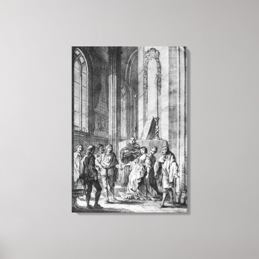 Toile Claudio accuse Héros de fidélité (Recto)