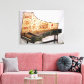 Toile Clavecin doré et peint (Insitu(Salon))