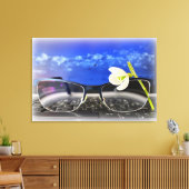 Toile Clavier des lunettes de neige (Insitu(Salon))