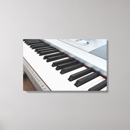 Toile Clavier numérique pour piano (Recto)