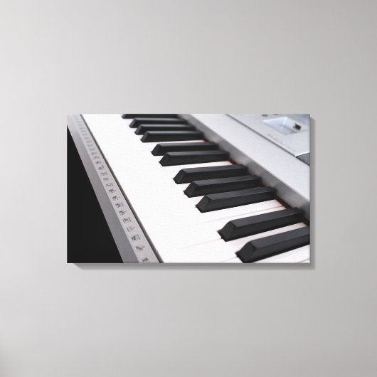 Toile Clavier numérique pour piano (Recto)