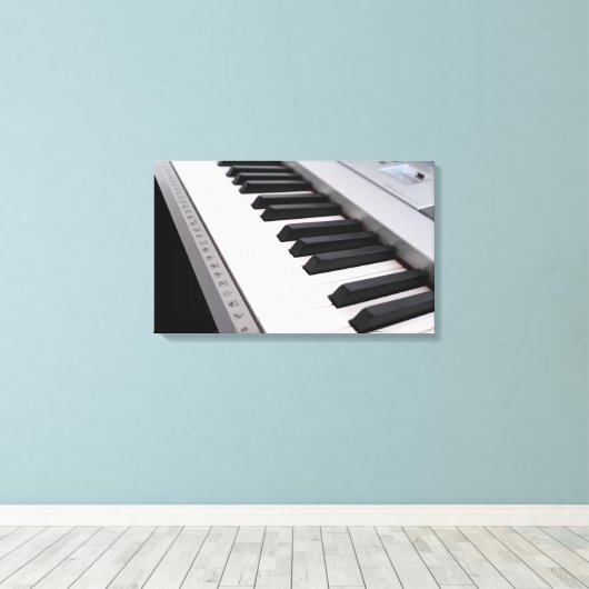 Toile Clavier numérique pour piano (Insitu (Plancher de Bois))