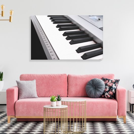 Toile Clavier numérique pour piano (Insitu(Salon))