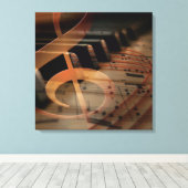 Toile Clavier pianiste (Insitu (Plancher de Bois))