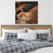 Toile Clavier pianiste (Insitu(Chambre))