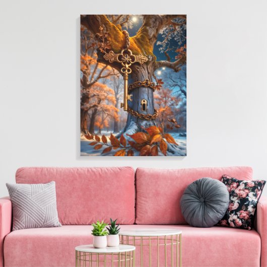 Toile Clé pour - Déverrouiller les saisons (Insitu(Salon))