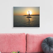 Toile Clé West Sunset (Insitu(Salon))