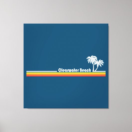 Toile Clearwater Beach Floride (Recto)