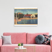Toile Clearwater, Floride - Vue de la municipalité (Insitu(Salon))