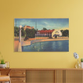 Toile Clearwater, Floride - Vue de la municipalité (Insitu(Salon))