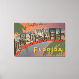 Toile Clearwater, la Floride - grandes scènes 3 de