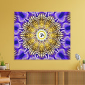 Toile Clematis Om Mandala Imprimé (Insitu(Salon))