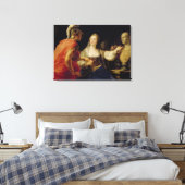 Toile Cléopâtre montrant Octavius buste de Julius (Insitu(Chambre))