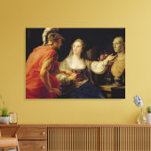 Toile Cléopâtre montrant Octavius buste de Julius (Insitu(Salon))
