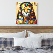 TOILE CLÉOPÂTRE REINE DU NIL-GUÉPARD (Insitu(Chambre))