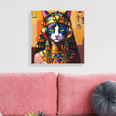 TOILE CLÉOPÂTRE REINE DU NIL-SPHINX CHAT (Insitu(Salon))