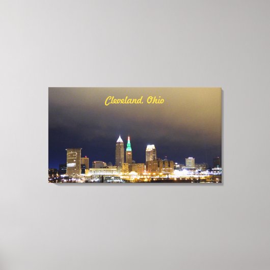 Toile Cleveland, Ohio Million Dollar View (Recto)