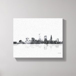 TOILE CLEVELAND, OHIO SKYLINE