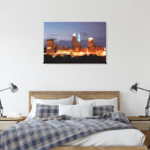 Toile Cleveland, Ohio Terminal Tower Blue Canvas Imprime (Insitu(Chambre))