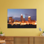 Toile Cleveland, Ohio Terminal Tower Blue Canvas Imprime (Insitu(Salon))